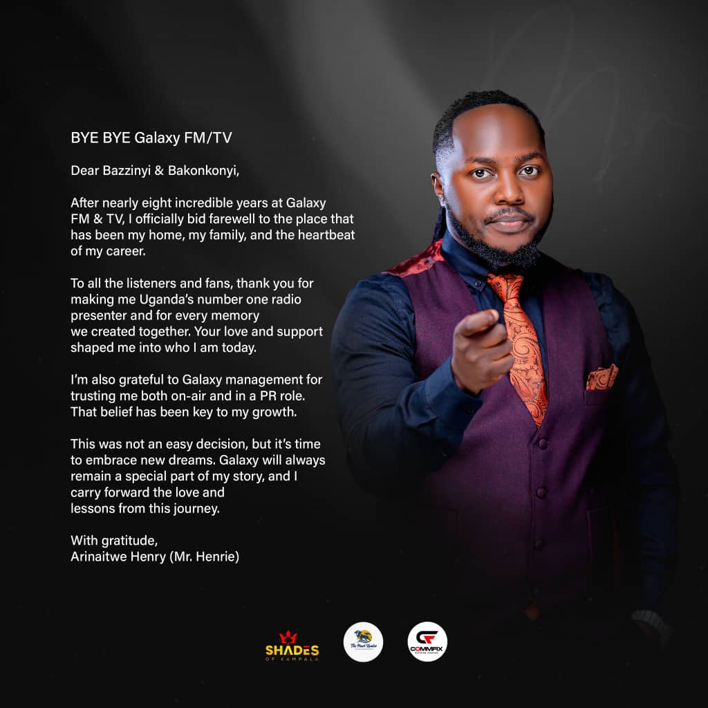 Mr. Henrie Bids Farewell to Galaxy FM and TV After 8 Years